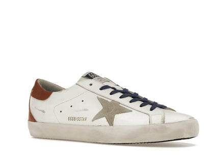 Golden Goose Super-Star White Ice Brown Blue