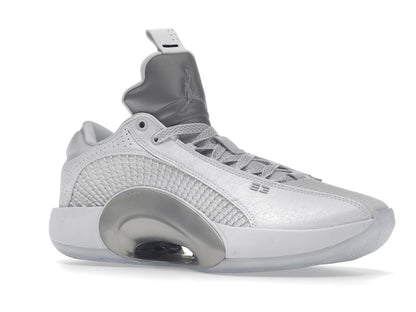 Jordan XXXV Low Metallic Silver (Clear Sole)