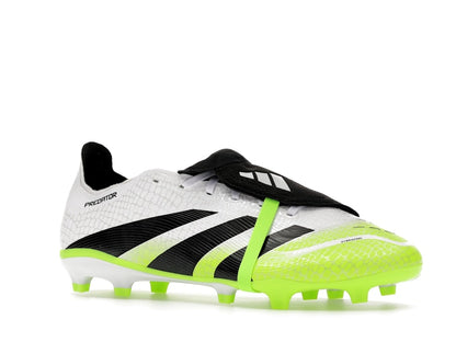adidas Predator League Fold-Over Tongue FG/MG Cloud White Core Black Lucid Lemon