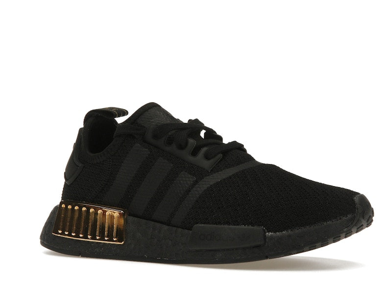 adidas NMD R1 Triple Black Gold Metallic (Women's)