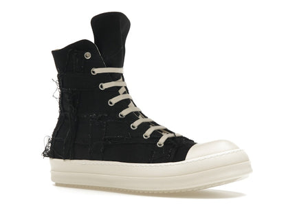 Rick Owens DRKSHDW Slashed Sneaks Black Milk