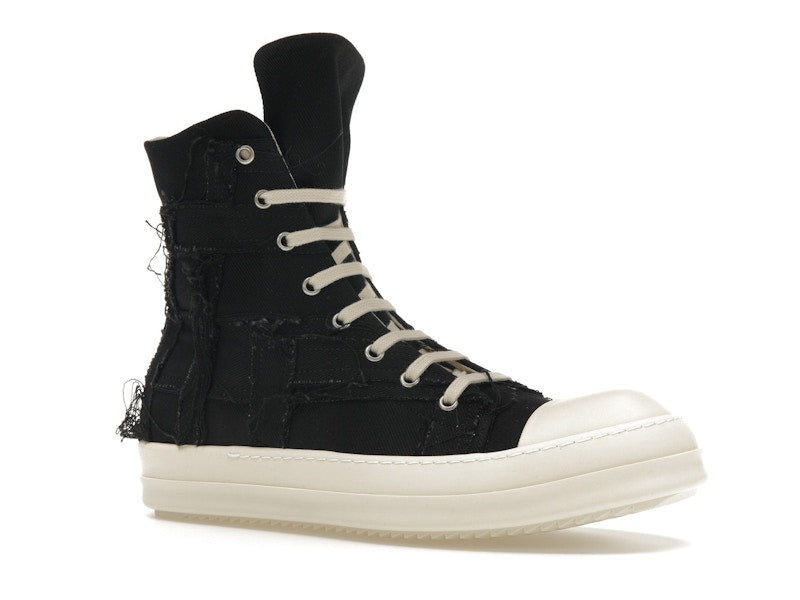 Rick Owens DRKSHDW Slashed Sneaks Black Milk