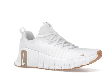 Nike Free Metcon 6 White Gum Light Brown Hemp