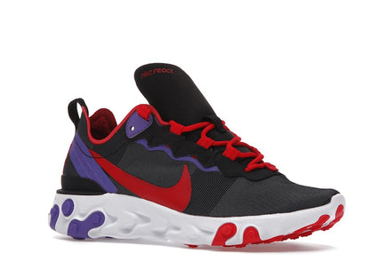 Nike React Element 55 Black University Red (Women's)
