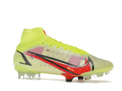 Nike Mercurial Superfly 8 Elite FG Volt Black Bright Crimson