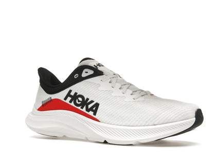 Hoka One One Solimar White Cosmic Grey Red