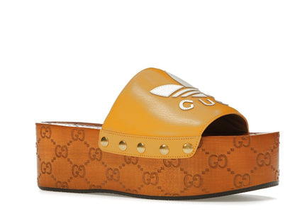 Gucci x Adidas GG Clog Yellow (Women's)