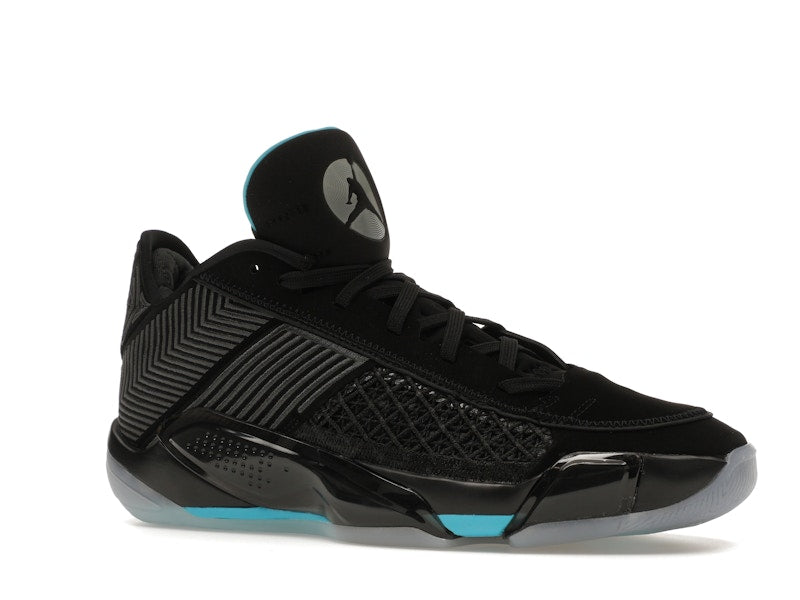 Jordan 38 Low Black Gamma Blue (Translucent Sole)