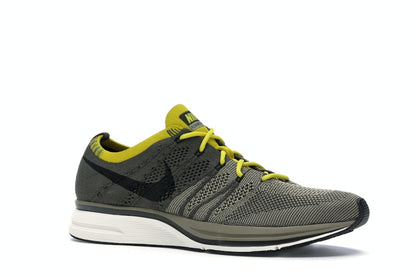 Nike Flyknit Trainer Cargo Khaki Bright Citron