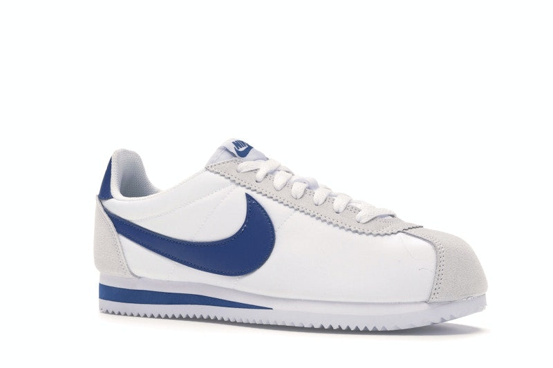 Nike Classic Cortez Nylon White Gym Blue