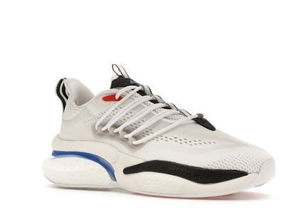 adidas AlphaBoost V1 White Black Blue Fusion