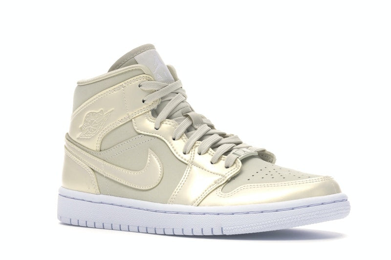 Jordan 1 Mid Goose Feather Yellow (Women's)