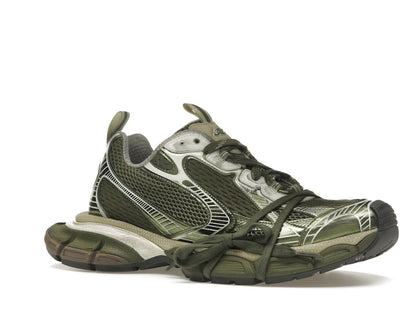 Balenciaga 3XL Dark Green Light Beige