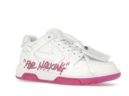 OFF-WHITE Out Of Office Low Tops (W) For Walking Fuschia
