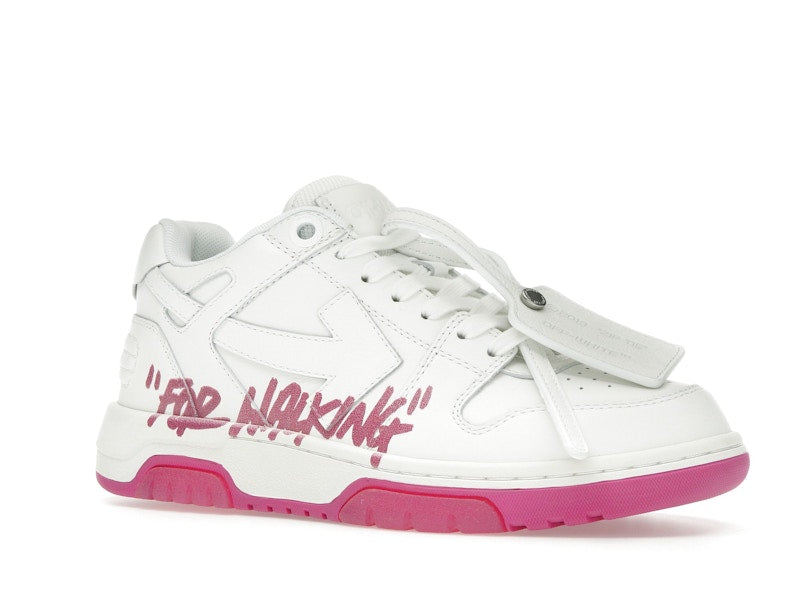 OFF-WHITE Out Of Office Low Tops (W) For Walking Fuschia