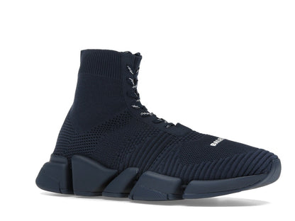 Balenciaga Speed 2.0 Lace Up Recycled Dark Blue