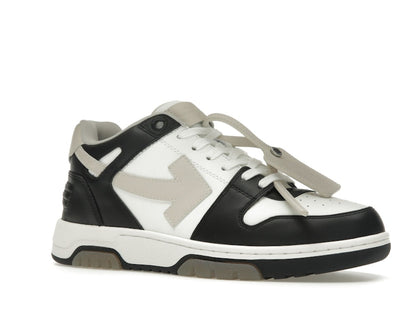 OFF-WHITE Out Of Office OOO Low Tops Black Beige