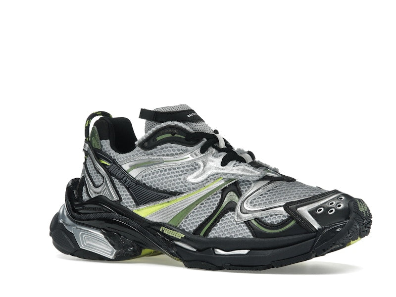 Balenciaga Runner 2.0 Worn-Out Silver Neon Yellow