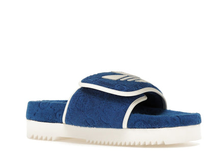 adidas x Gucci GG Platform Sandal Blue
