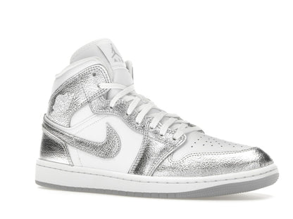 Jordan 1 Mid SE Metallic Silver (Women's)