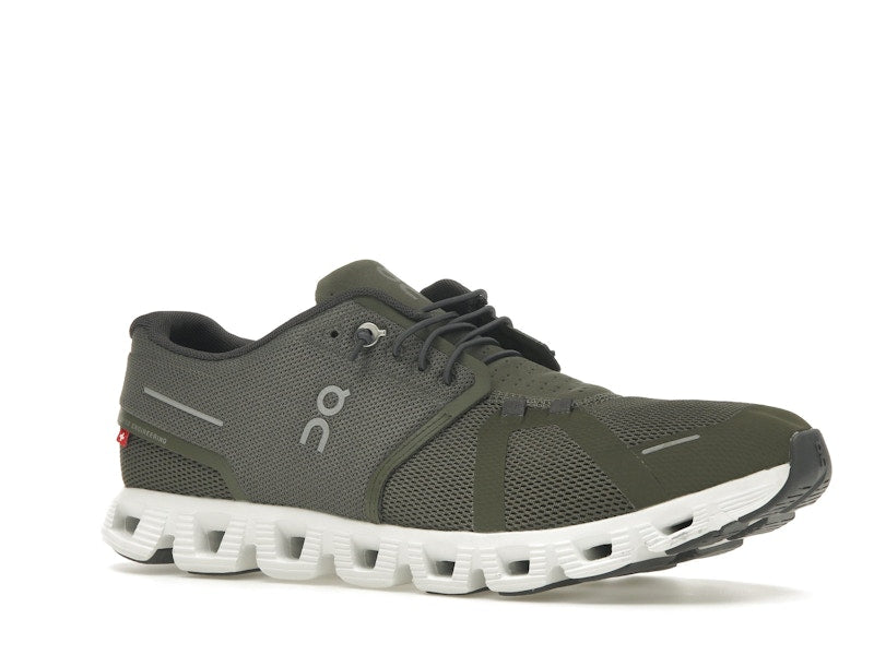 On Running Cloud 5 Olive Green White