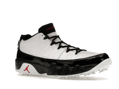 Jordan 9 Retro Low Golf White Black True Red