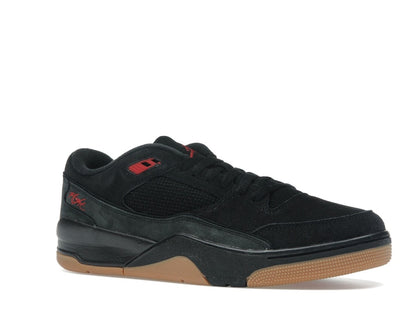 Jordan Flight Court Black Red