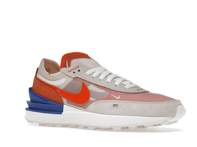 Nike Waffle One Pearl White Game Royal Rush Orange (Women's)