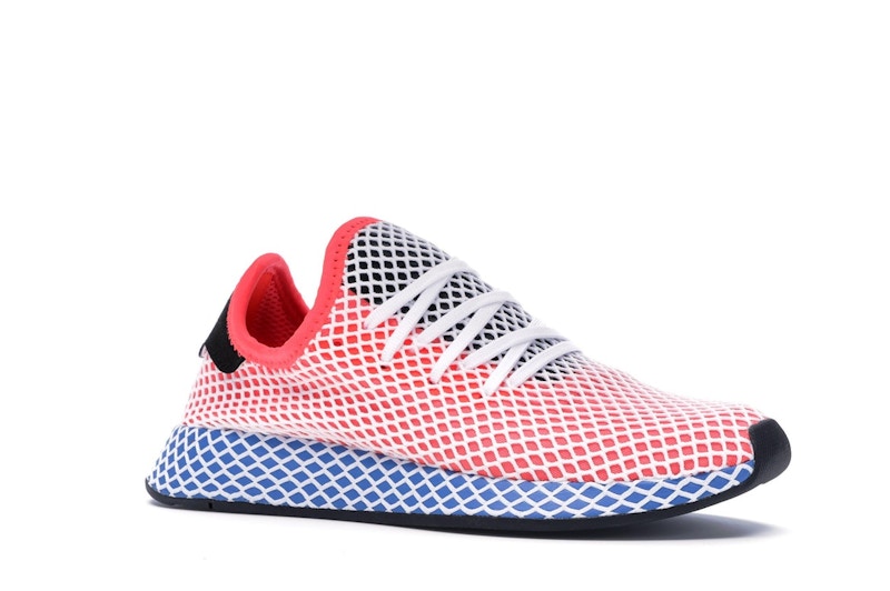 adidas Deerupt Solar Red Bluebird