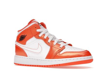 Jordan 1 Mid Metallic Orange (GS)