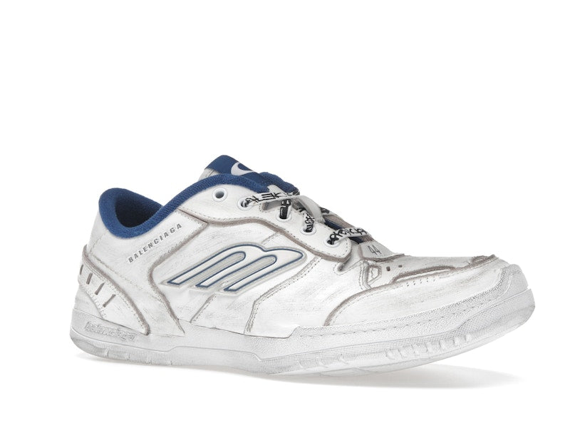 Balenciaga Hamptons Worn-Out White Dark Blue