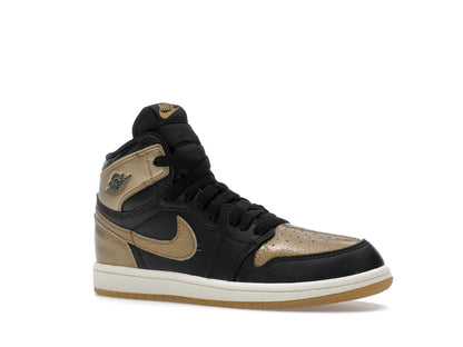 Jordan 1 Retro High OG Black Metallic Gold (PS)