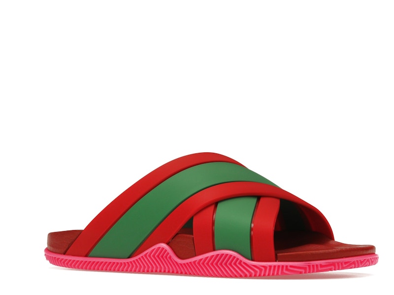 Gucci Web Slide Pink Rubber (Women's)