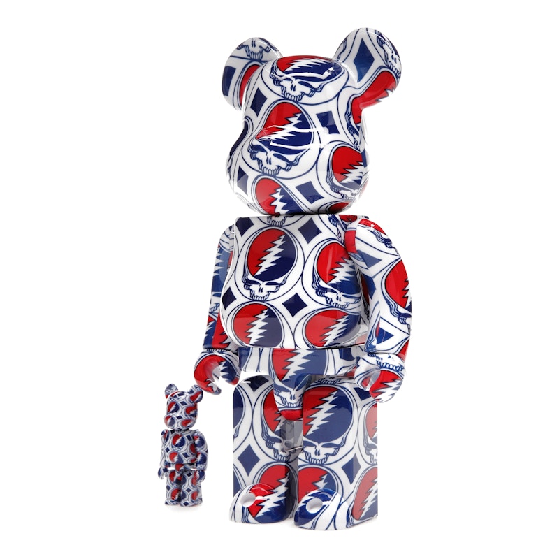Bearbrick x Grateful Dead (Steal Your Face) 100% & 400% Set