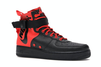 Nike SF Air Force 1 Mid Habanero Red Black