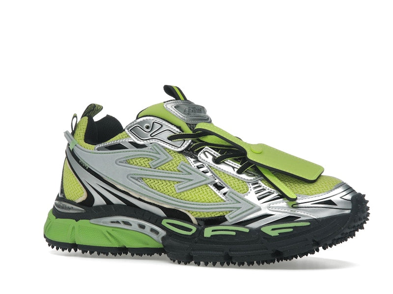 OFF-WHITE Be Right Back Silver Green Fluo