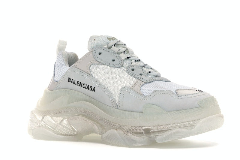 Balenciaga Triple S White Clear Sole (Women's)