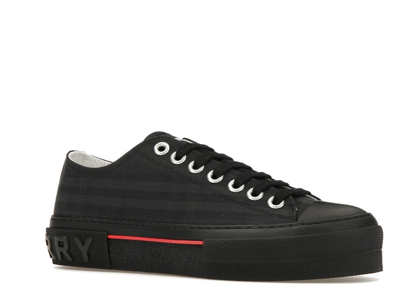 Burberry Vintage Check Canvas Low-Top Sneaker Dark Charcoal