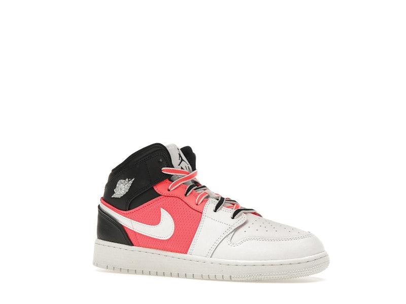 Jordan 1 Mid SE White Black Infrared (GS)
