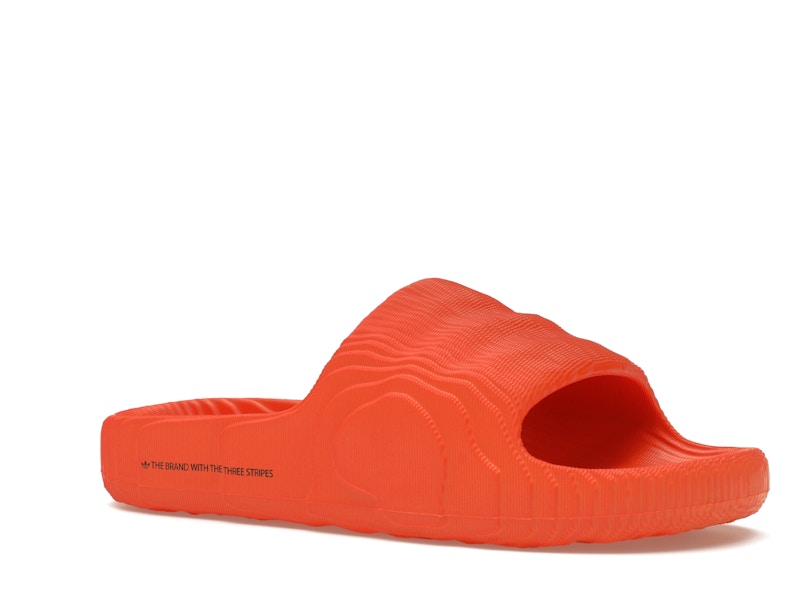 adidas Adilette 22 Slides Orange Core Black