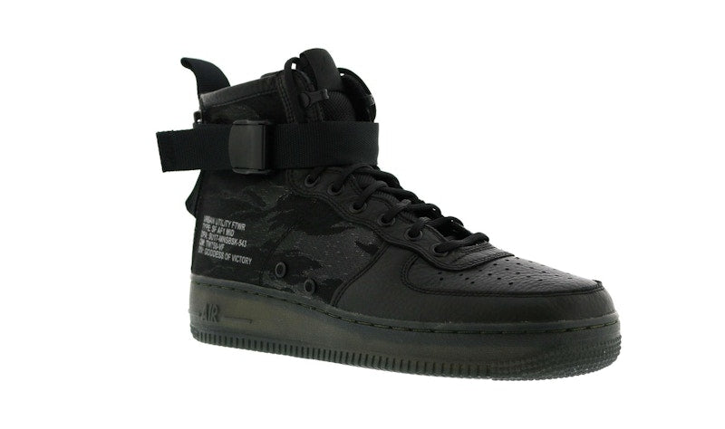 Nike SF Air Force 1 Mid Black Cargo Khaki