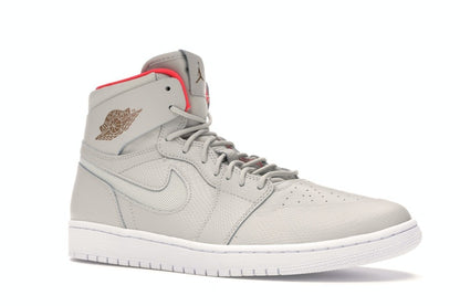 Jordan 1 Retro High Nouveau Pure Platinum Bright Crimson
