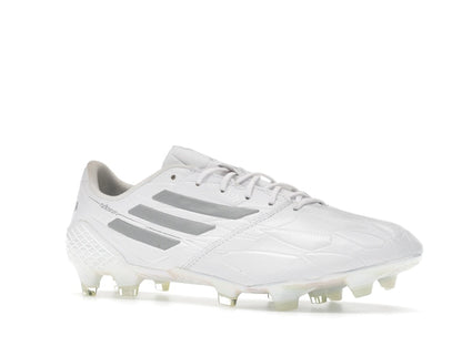 adidas Adizero F50 4 Leather FG White Silver Metallic
