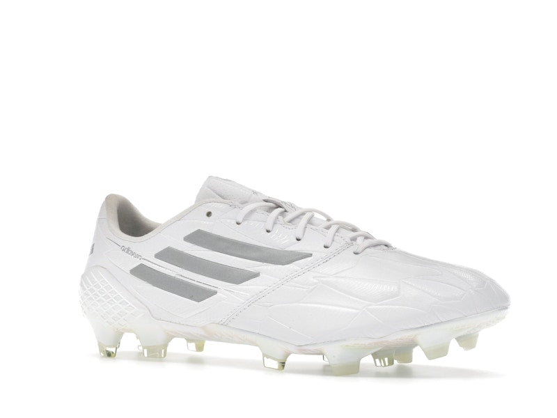 adidas Adizero F50 4 Leather FG White Silver Metallic