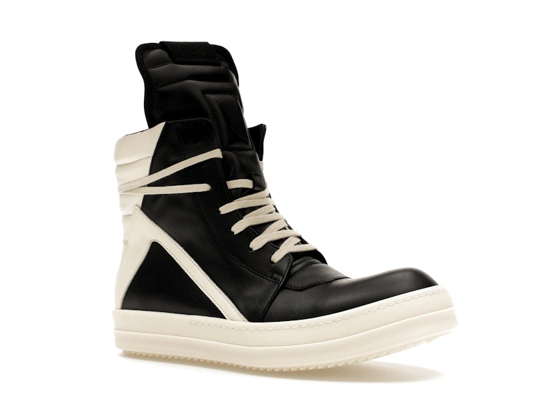 Rick Owens Luxor Geobasket Black Milk