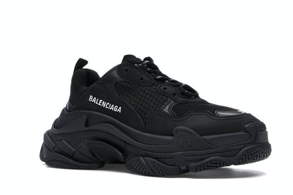 Balenciaga Triple S Triple Black (2018) Reissue Nondistressed (Women's)