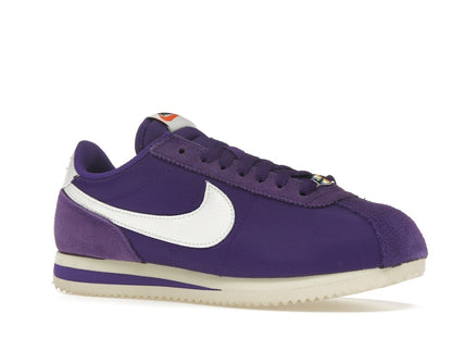 Nike Cortez Textile Field Purple Alabaster Safety Orange Summit White (Women's)