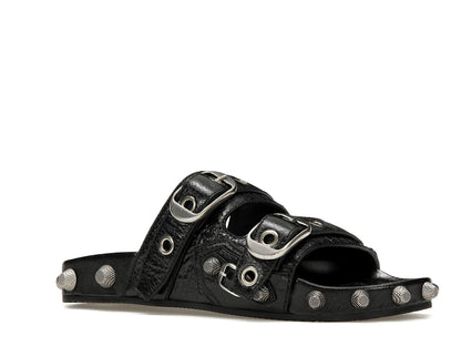 Balenciaga Cagole Sandals Black