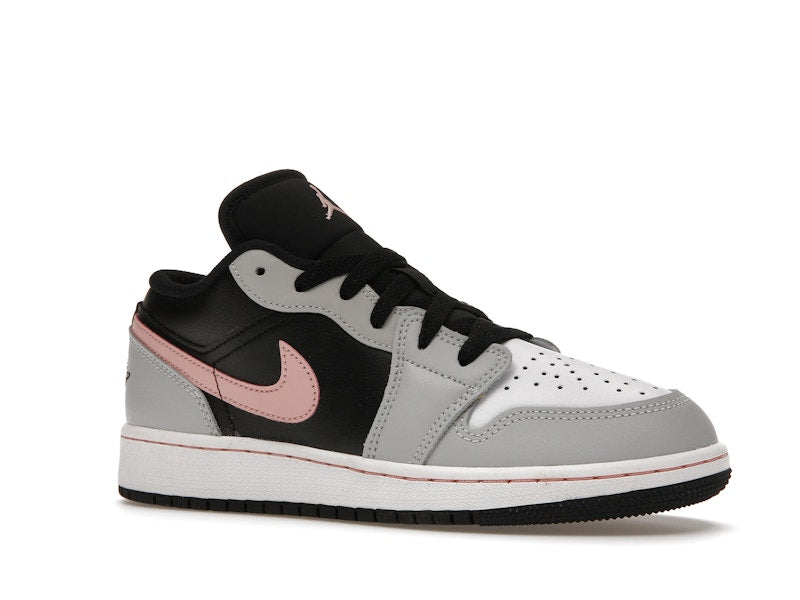Jordan 1 Low Black Grey Pink (GS)