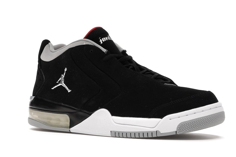 Jordan Big Fund Black Metallic Silver University Red